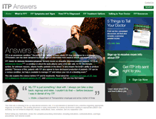 Tablet Screenshot of itpanswers.com